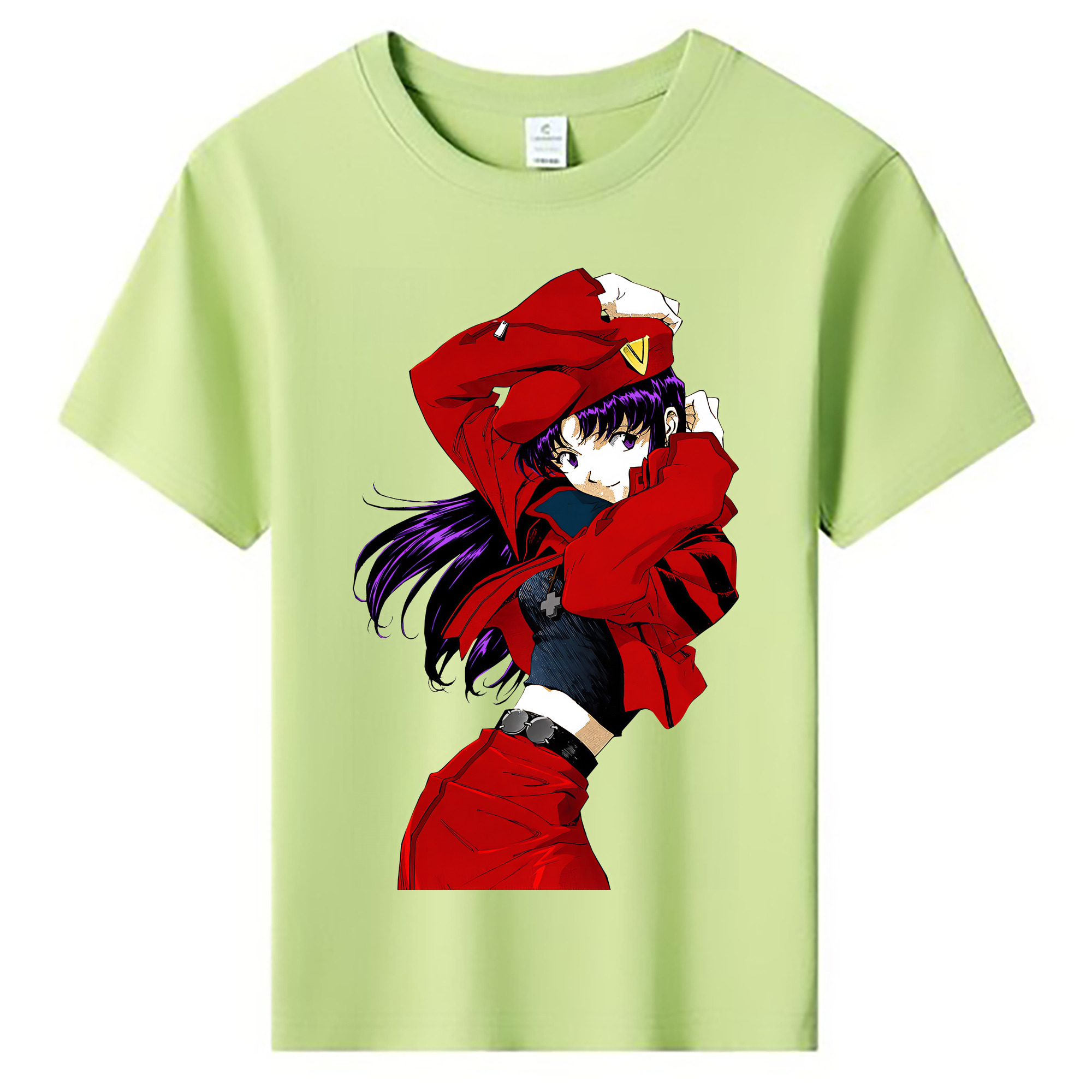 （画像用） EVA 新世紀エヴァンゲリオン 綿100％キッズTシャツ（フロントプリント）
